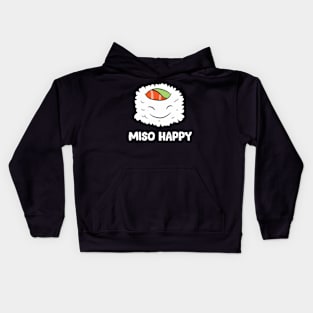 Funny Sushi Lover Miso Happy Kids Hoodie